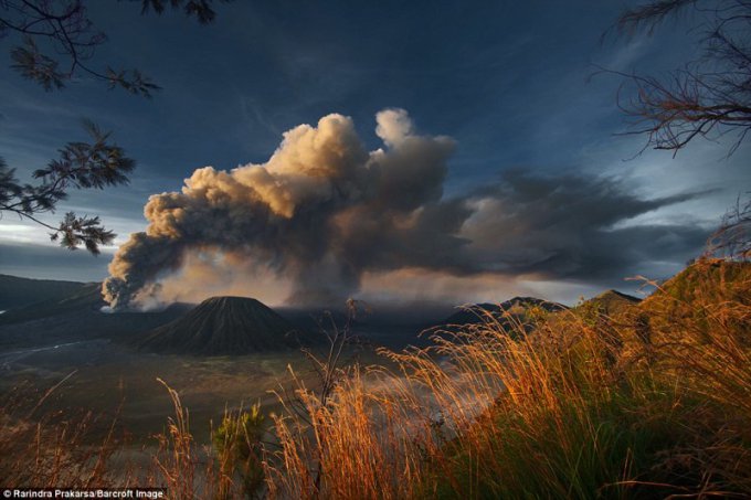 Бесстрашный народ тенгеры, проживающий у подножия действующего вулкана. Фото