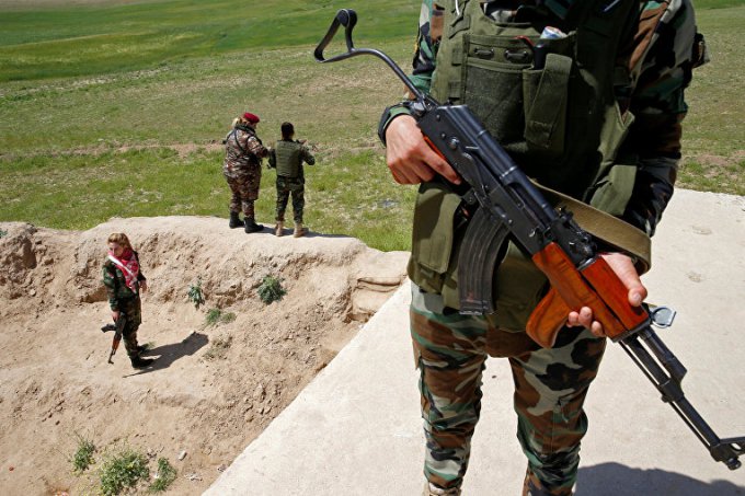 Женский батальон, сражающийся с боевиками ИГИЛ. Фото