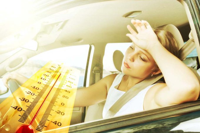 Как пережить жару в автомобиле без кондиционера