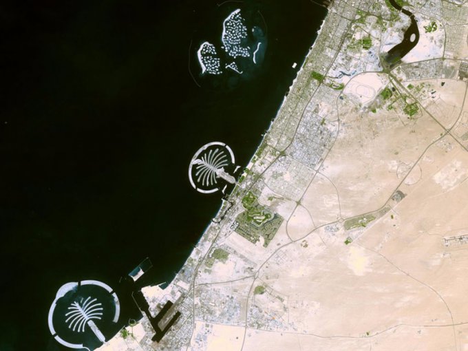 Впечатляющие рукотворные сооружения, видимые из космоса. Фото