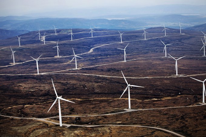 Шотландия сутки прожила только за счет энергии ветра