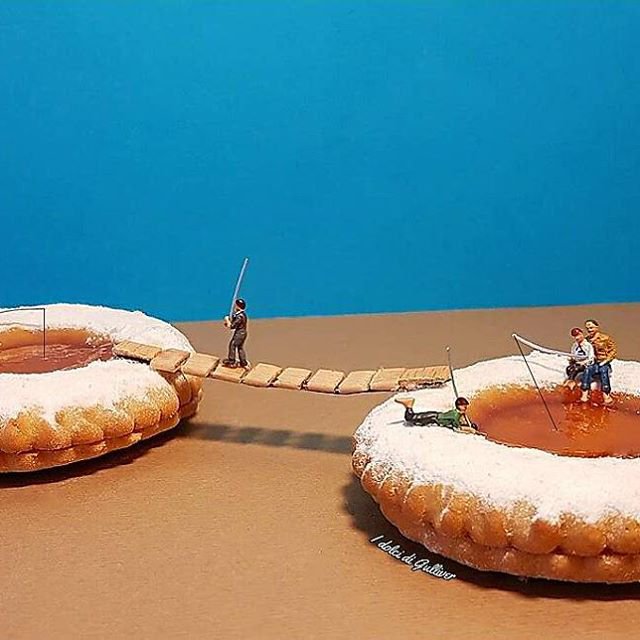 Итальянский повар-виртуоз делает игрушки из десертов. Фото