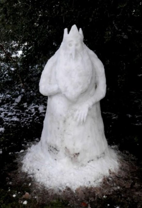Эти снеговики заслуживают на "Оскар". Фото