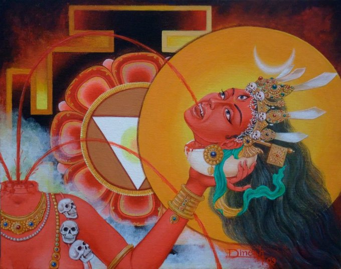 Индия: мужчина перерезал себе горло у алтаря тантрической богини