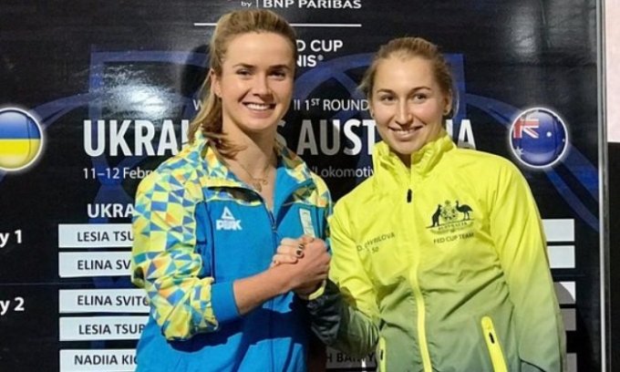 Украинские теннисистки в Харькове принимают сборную Австралии