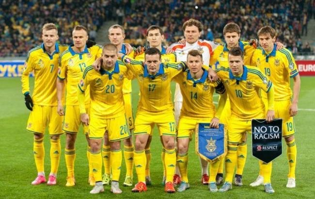 Сборная Украины опустилась на 37-е место в рейтинге ФИФА
