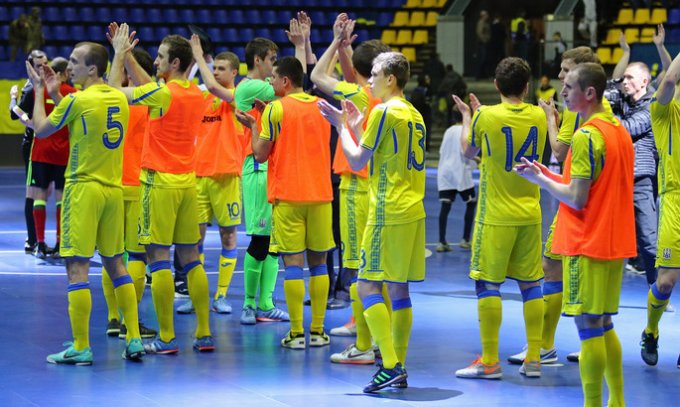 Сборная Украины по футзалу пробилась на чемпионат Европы