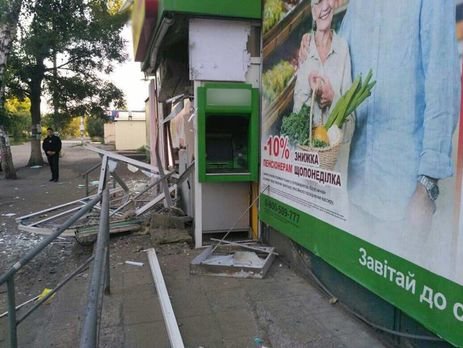 На Харьковщине дерзкие преступники взорвали банкомат