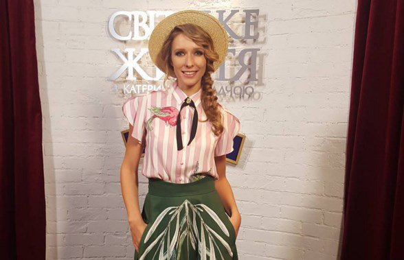 Катя Осадчая стала иконой стиля на Ukrainian Fashion Week