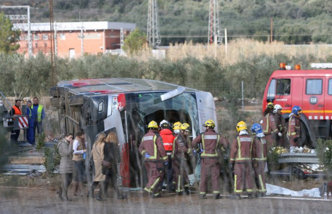 В Испании разбился автобус: погибли 14 иностранных студентов