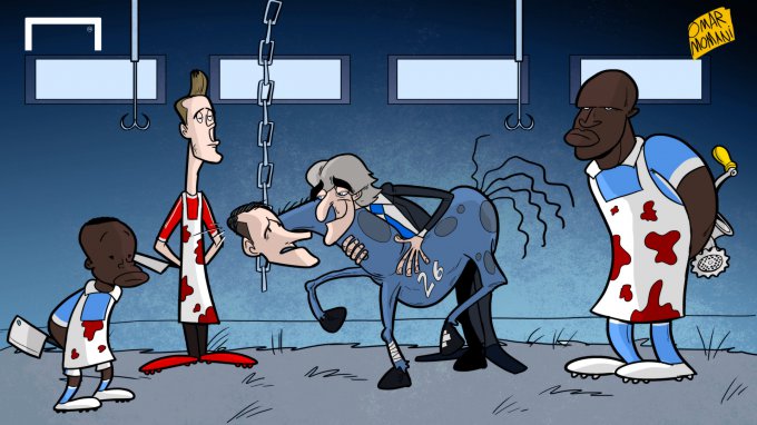 Смешные карикатуры на важные футбольные события