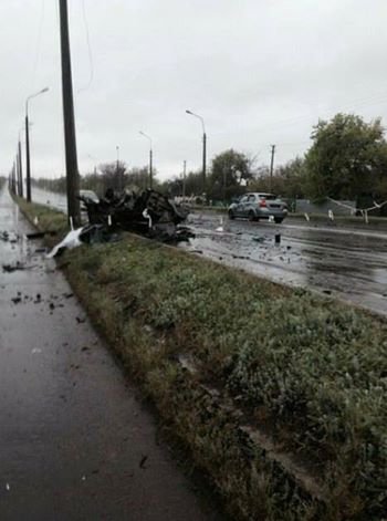 Под Новотроицким взорвались 2 авто, есть жертвы