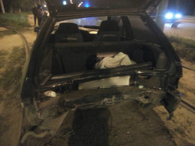 В Харькове произошло тройное ДТП с участием патрульного авто