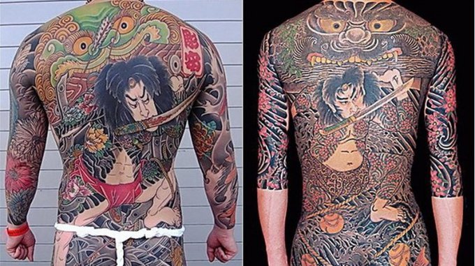 История и значение впечатляющих татуировок клана якудза. Фото