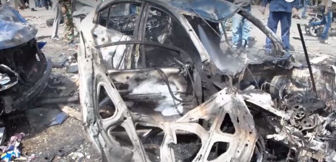 Разрушительные последствия взрывов в сирийских городах. Видео 