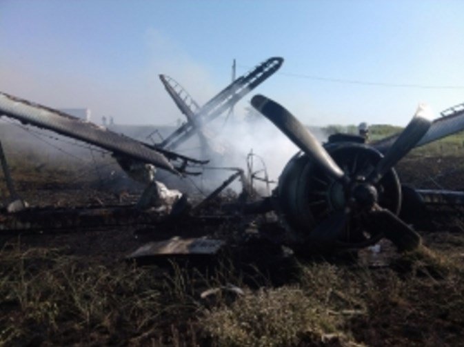 В России упал легкомоторный самолет, есть погибшие