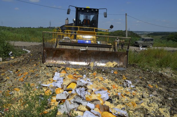 Шутники высмеяли очередное уничтожение продуктов в России