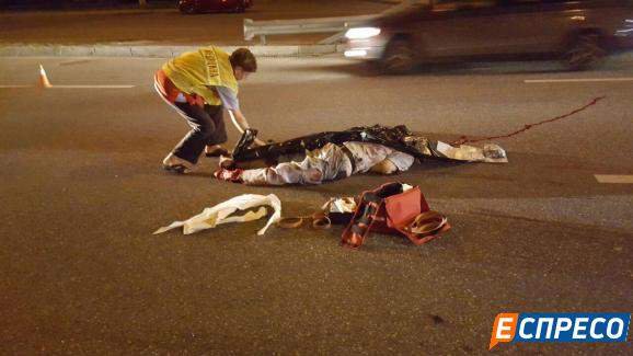 В Киеве погиб пешеход, пытавшийся перебежать проспект