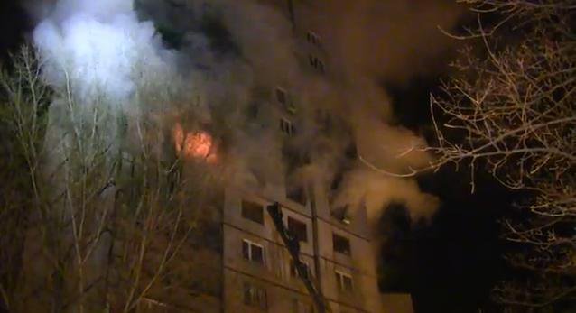 Четыре человека погибло при пожаре в харьковской многоэтажке