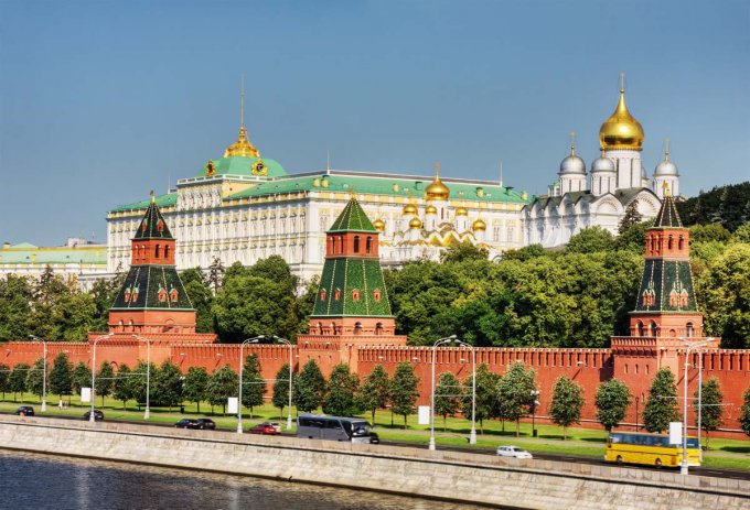 В районе московского Кремля пропадает сигнал GPS
