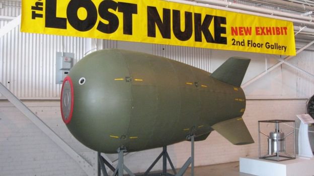 Канадский ныряльщик нашел атомную бомбу