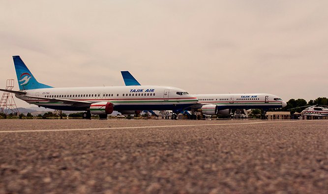 Россия отменила все рейсы гражданской авиации в Таджикистан