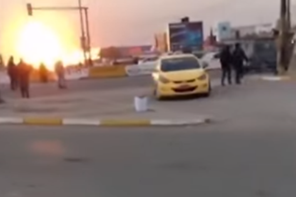 Теракт в Багдаде: момент взрыва запечатлен на камеру. Видео