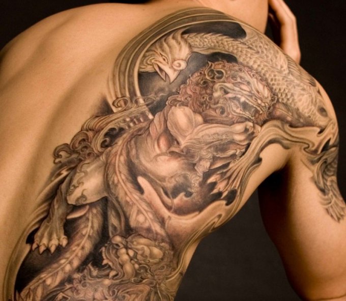 Татуировки, как произведения искусства. Фото