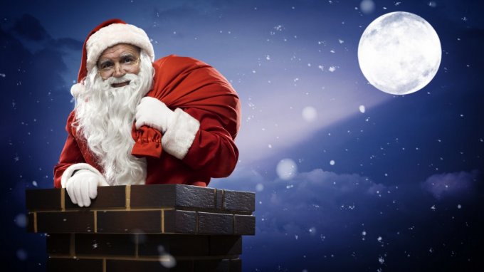 Санта-Клаус виртуозно обнес магазин "Apple" в Тбилиси. Видео