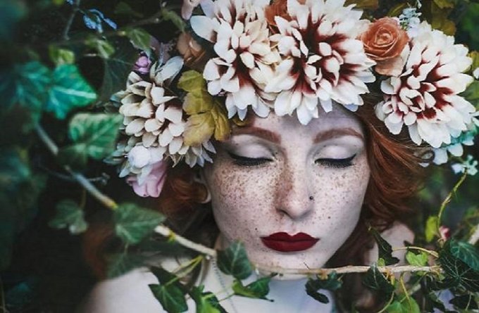 Фотограф показал уникальную красоту девушек с веснушками. Фото