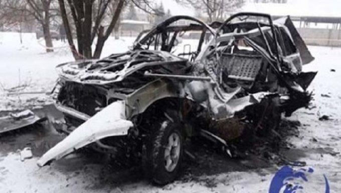 В Луганске взорвался автомобиль: погиб один из главарей "ЛНР"