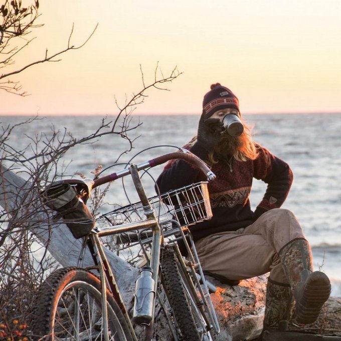 Вдохновляющая история мужчины, объехавшего на велосипеде полмира. Фото