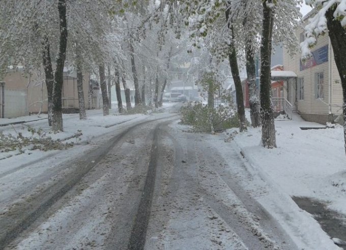 Апрелю больше не наливать: Одессу завалило снегом. Фото