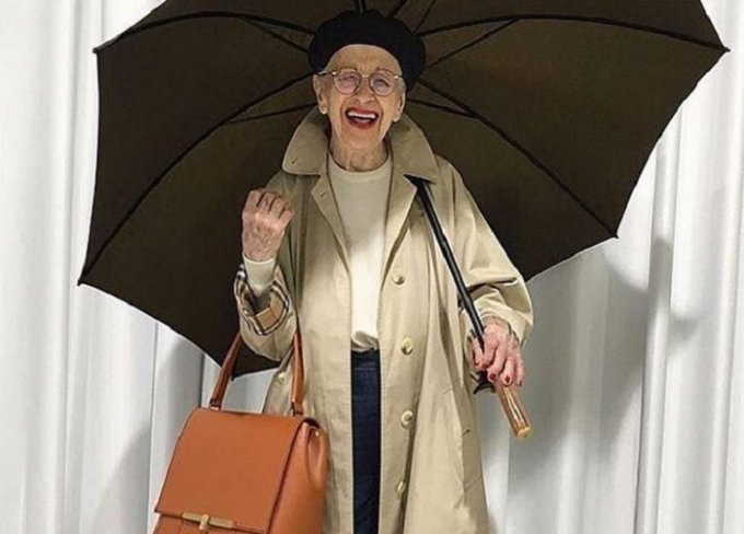 Австралийка в свои 95 лет поражает стильными образами. Фото
