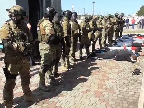 СБУ провела антитеррористические учения в Харькове. Видео