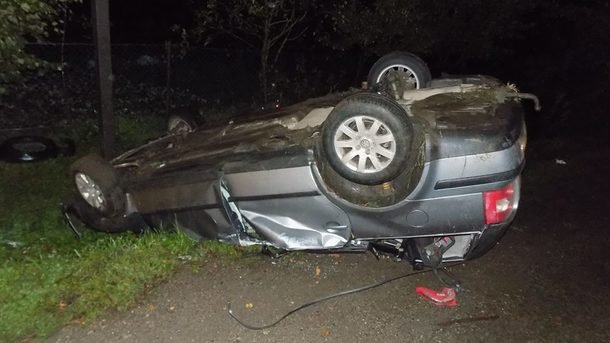 Смертельная авария под Львовом: авто перевернулось вверх колесами