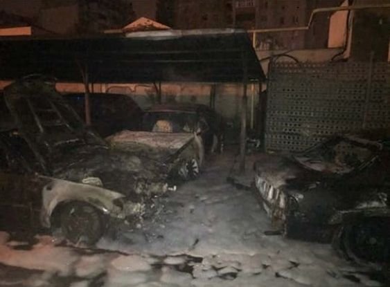 В Одессе за ночь подожгли рекордное количество автомобилей