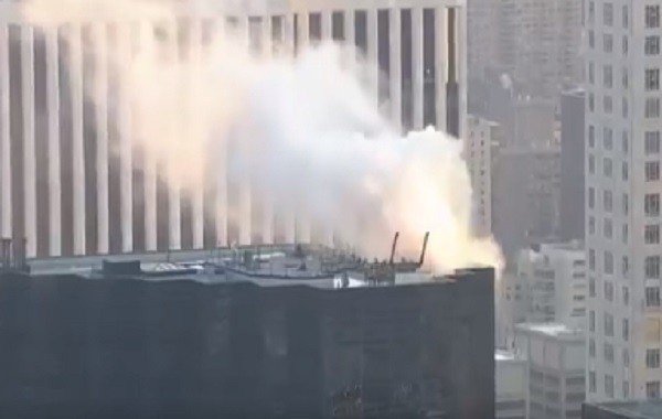 В Нью-Йорке произошел пожар в небоскребе Трампа
