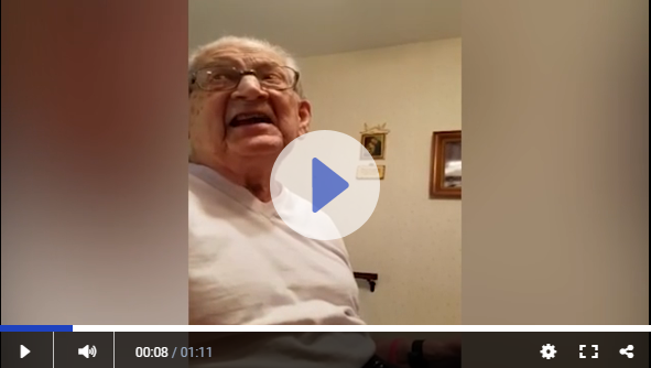 «Отличный парень»: пользователи восхитились 98-летним мужчиной. Видео