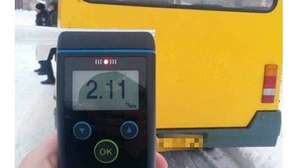 В Кропивницком водитель маршрутки попался с 11-кратным превышением нормы алкоголя