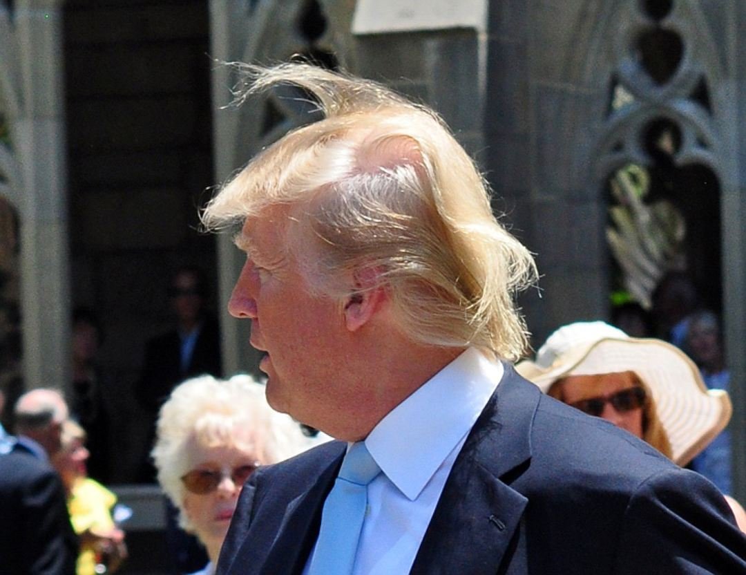 Как взъерошили волосы трампу