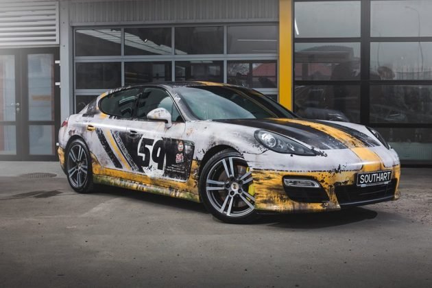 Украинец превратил свой Porsche в ржавое «корыто»
