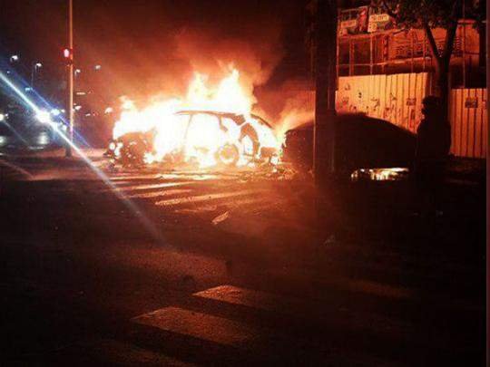 У Тель-Авіві вибухнув автомобіль, є загиблі. Відео