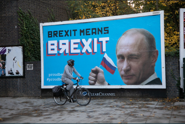 На вулицях Лондона висміяли Путіна і Brexit. Фото