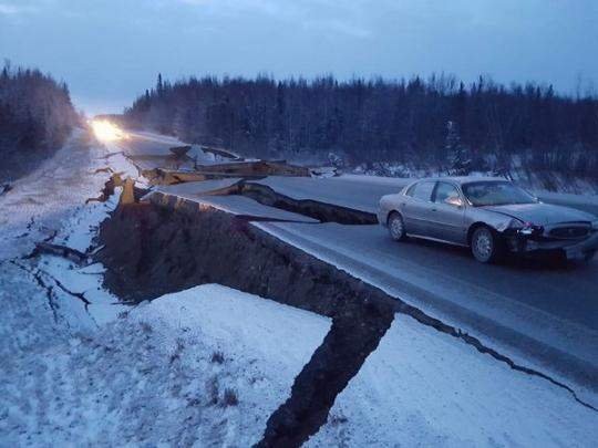На Алясці стався сильний землетрус. Відео